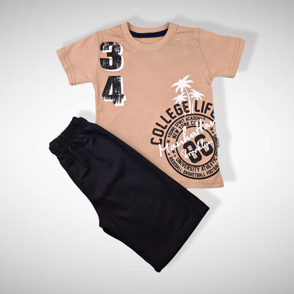 Beige/Zwarte Zomerset "34"