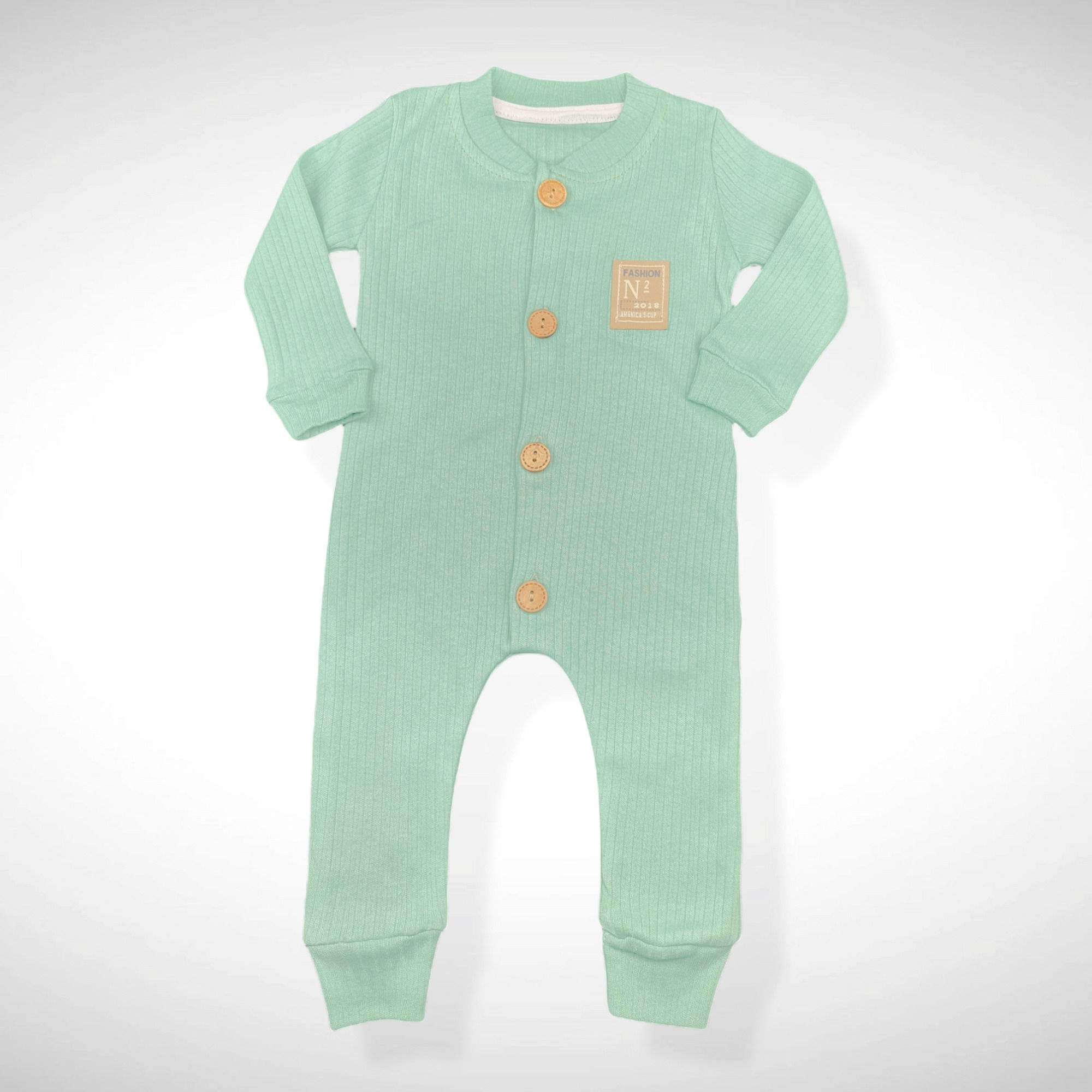 Vintage Groene Jumpsuit "Fashion"