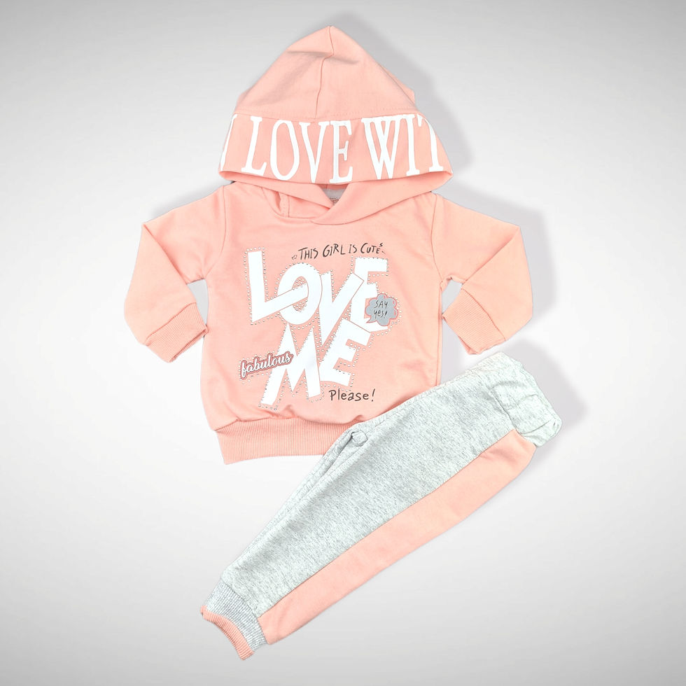 Perzik Set " Love Me"