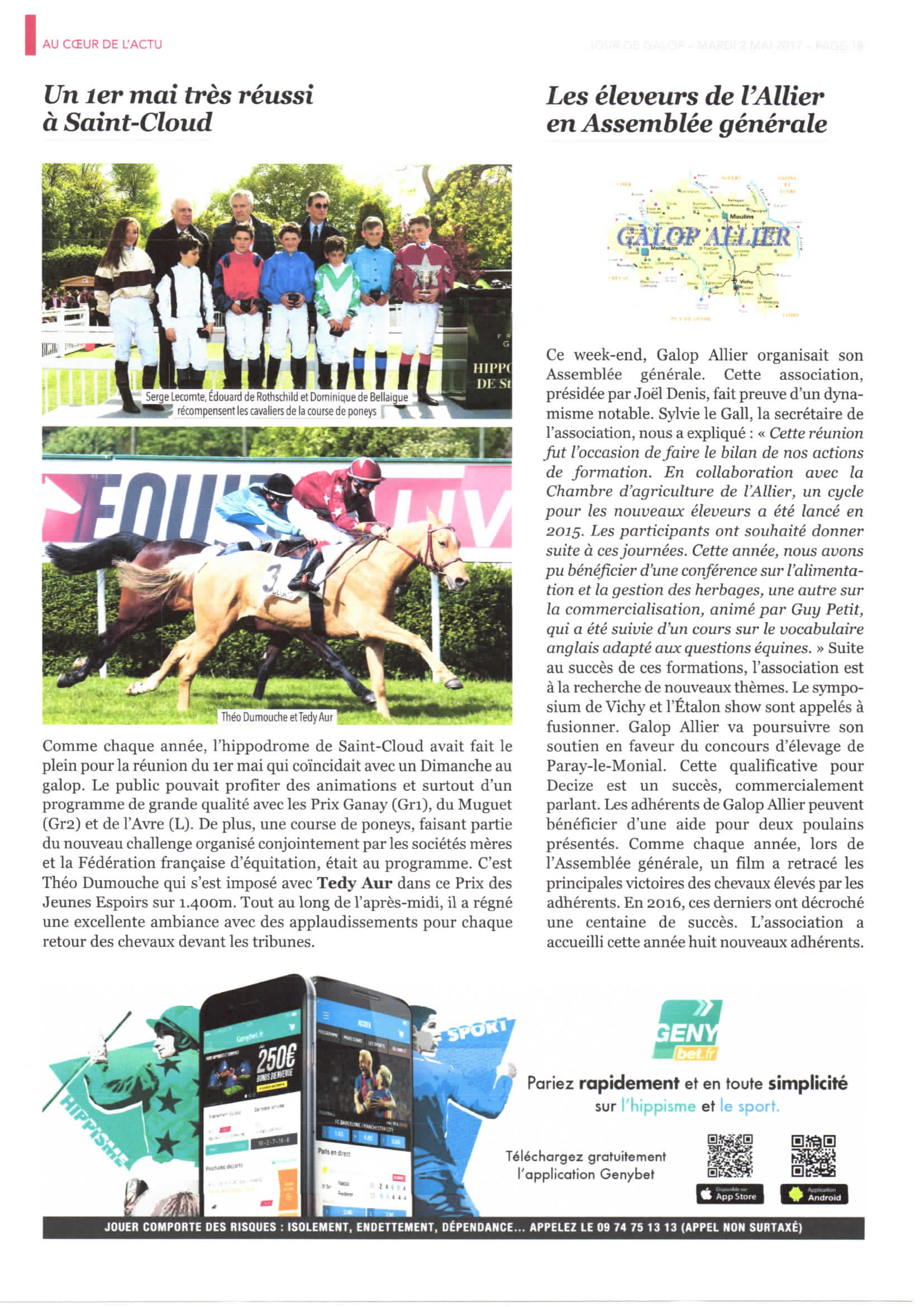 Jour de Galop - 2 mai 2017