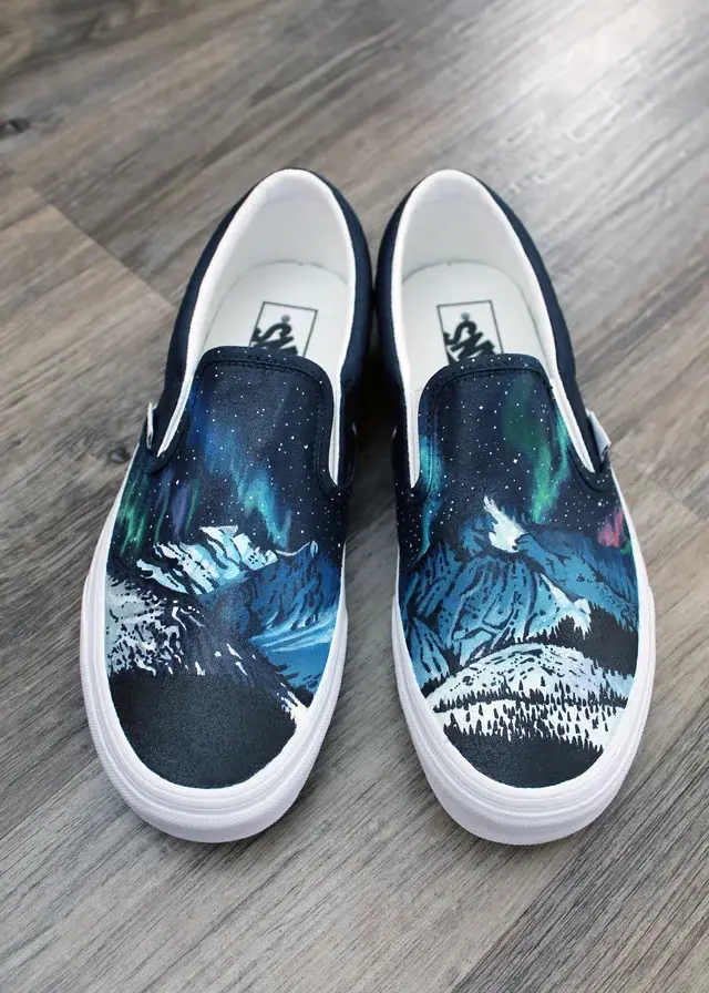Custom shoes paint