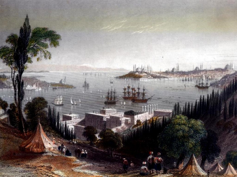 osmanli-manzara-gemiler-resim-tablo