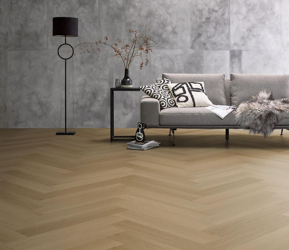 Thumbnail: Ambiant Spigato Estino visgraat dryback warm oak PVC
