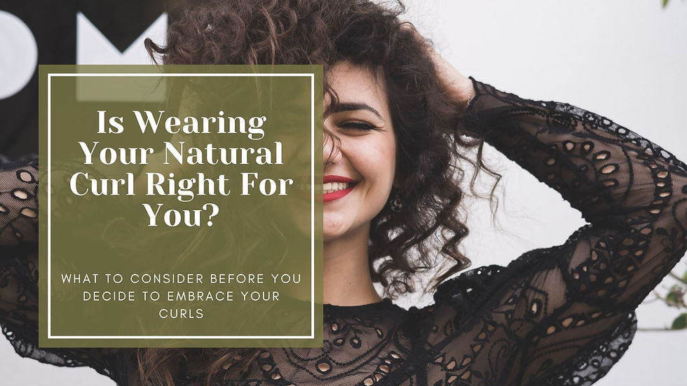 Learn about the curly hair transition