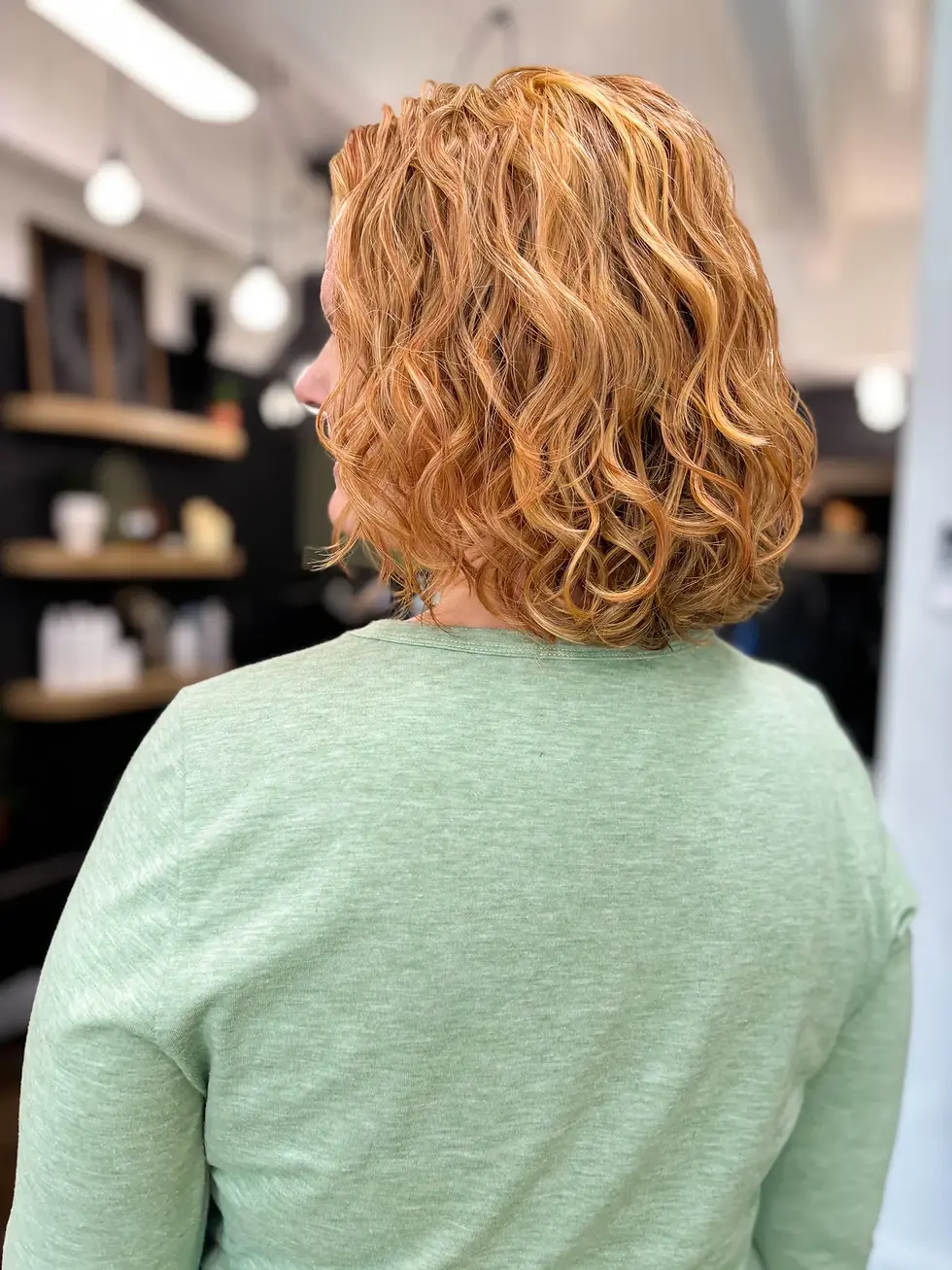 Hair loss clients post appointment photo