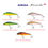 Miniature : LEURRE KENSHI SURUGA BUBBLE MINNOW 80MM  10GR / 0 TO 1M / FLOTTANT