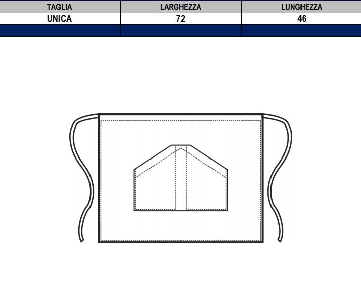 Miniatura: Grembiule ORLEANS - 100% polyestere - 220 gr
