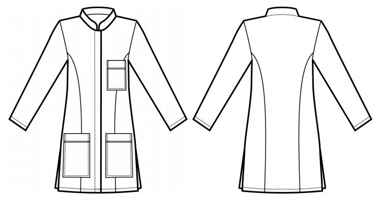 Miniatura: Casacca Donna Portofino - 65%polyester 35% cotton - 195 gr