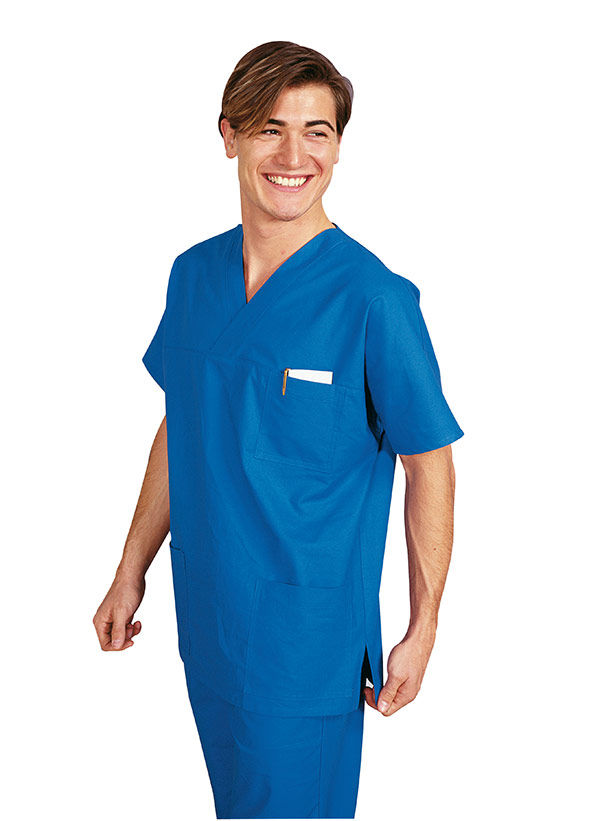 Miniatura: Casacca Unisex Collo a V -100% cotton - 185gr