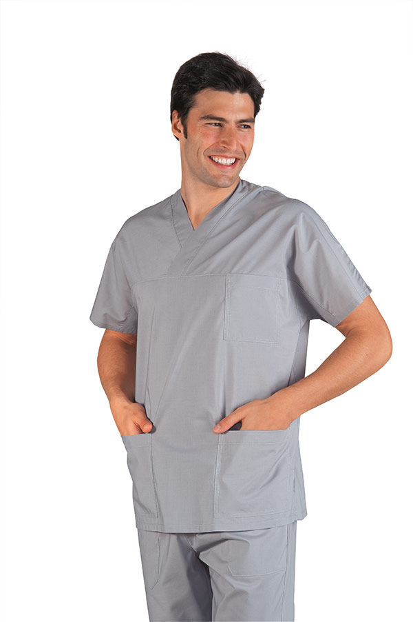 Miniatura: Casacca Unisex Collo a V - 65% polyester 35% cotton - 125gr