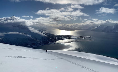Alpes de Lyngen Ski et voile