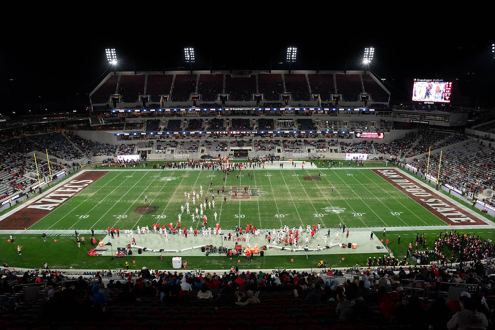 Wide shot of Snapdragon Stadium