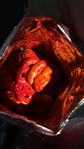 spicy bag of chips