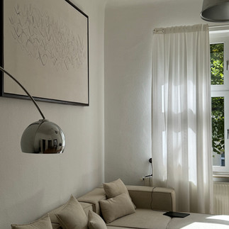 photo of neutral living room