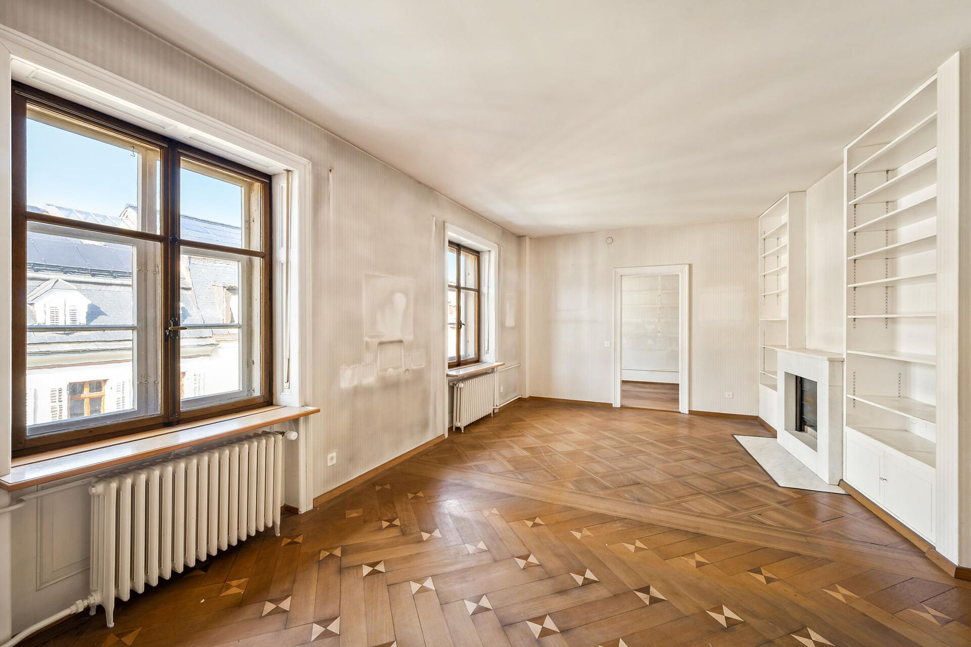 Zimmerbeispiel Haus 32, aktuell unbewohnter Teil