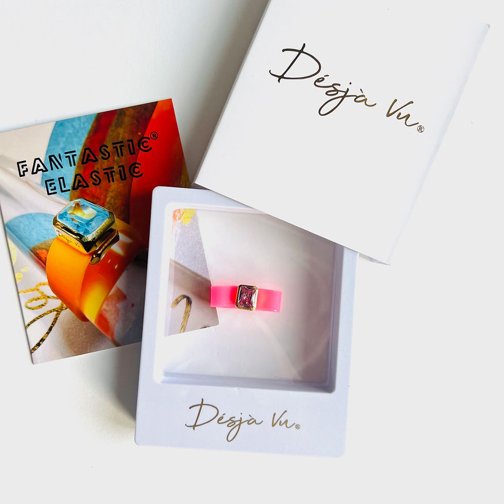 Thumbnail: Fantastic Elastic ring - Champagne