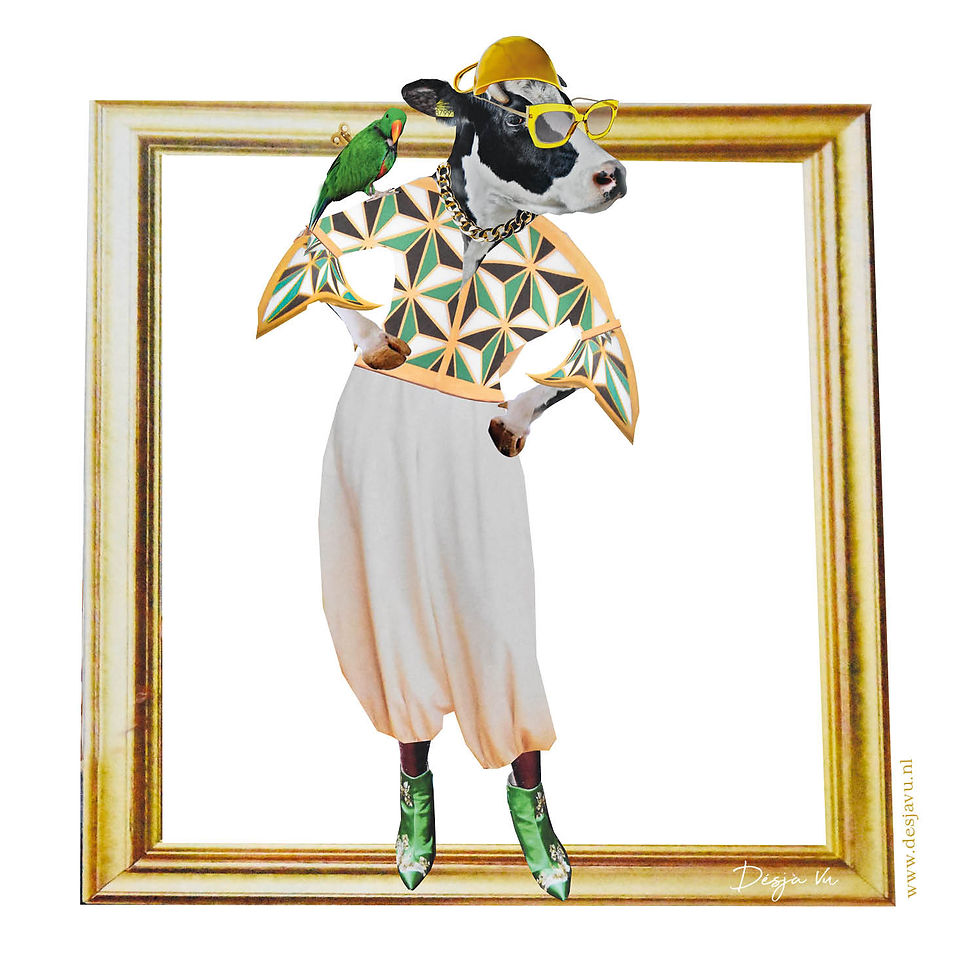 Thumbnail: Dutch Cows - Artcards, 6 x pieces