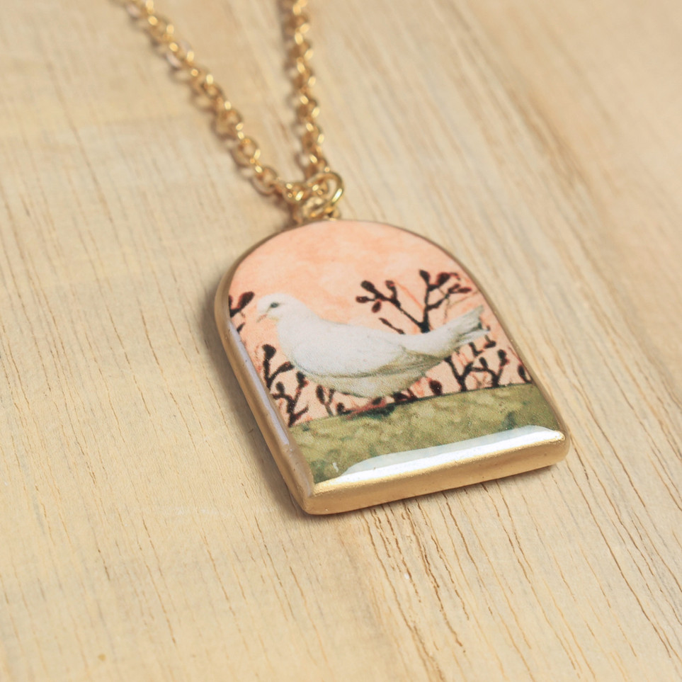 The Birdsong Collection
Tiny paintings, made to wear.