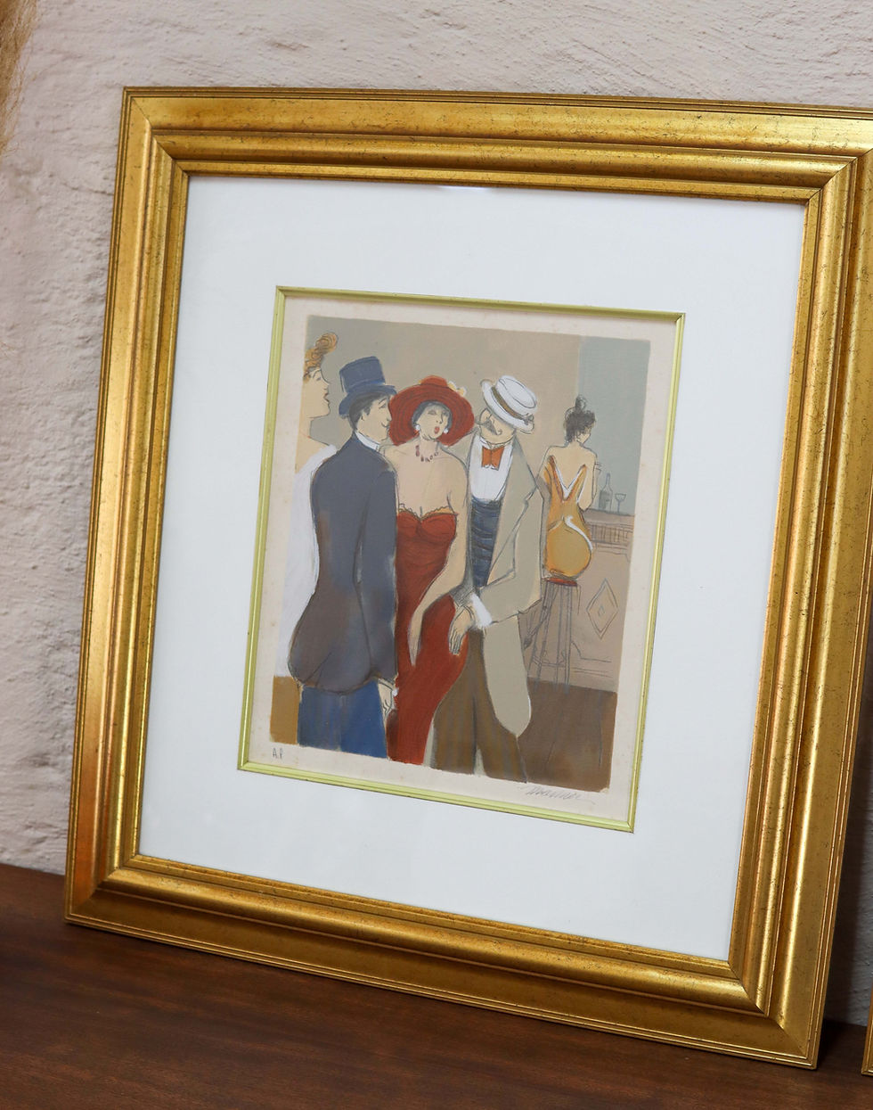 Thumbnail: Two Signed Isaac Maimon Artists Proofs Signed Serigraph Colour, Framed