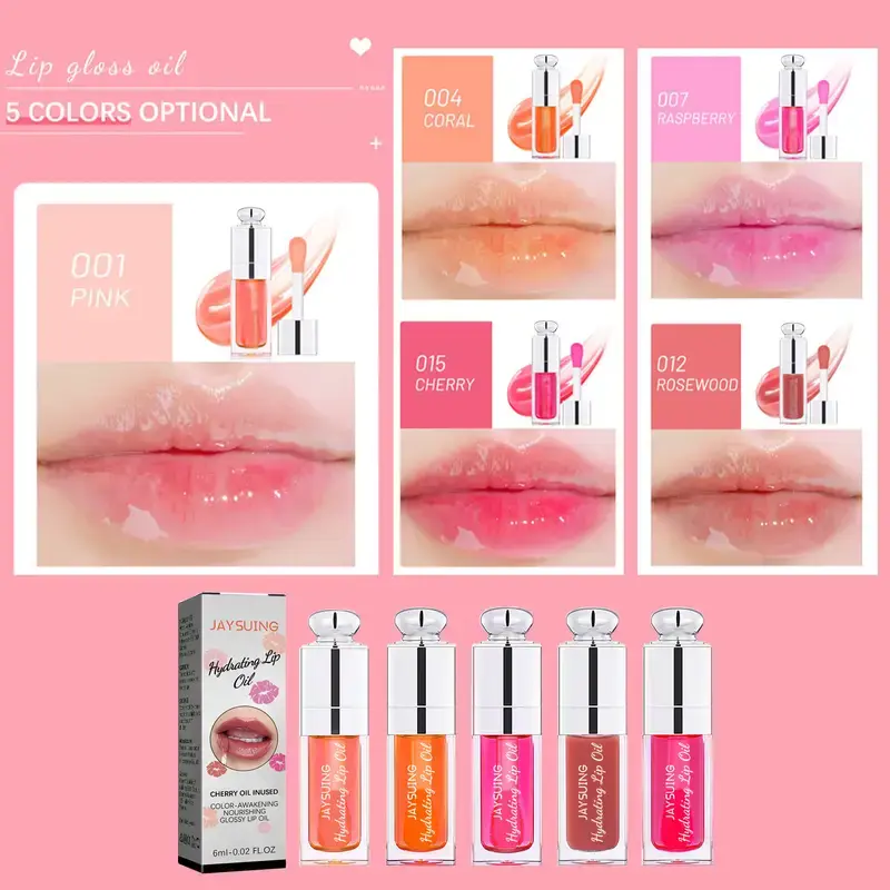 Miniatura: 5-Color Lightweight Plumping Lip Oil & Gloss