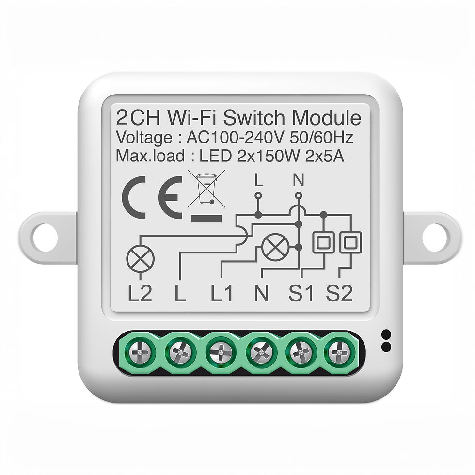 WiFi Smart Switch - 2 Load (2x5A)