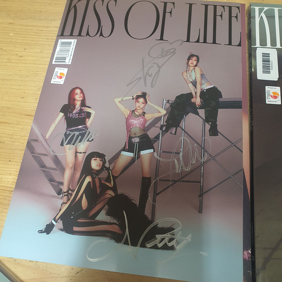 Kiss of Life signed album
