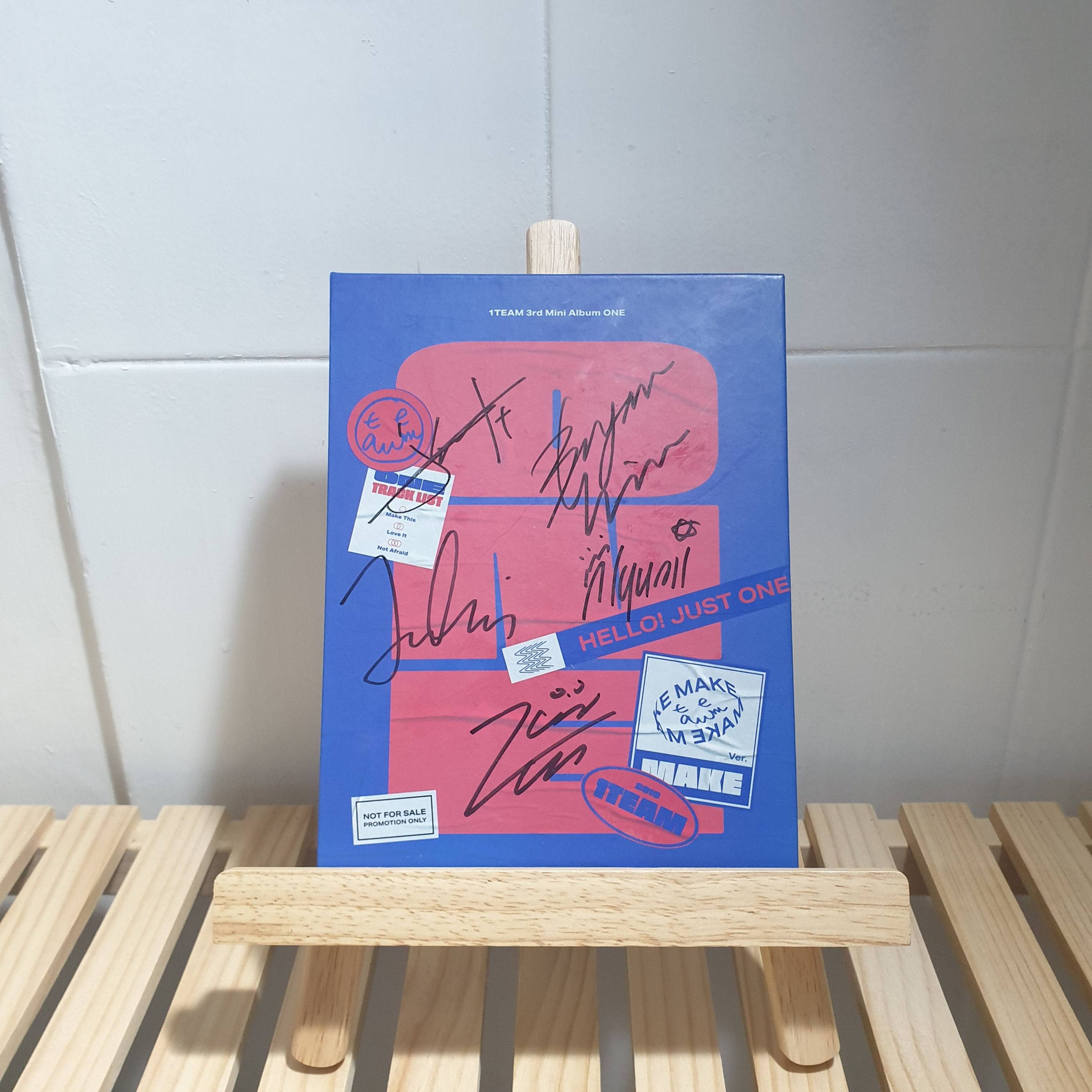 1TEAM - 3rd mini Signed Promo Album