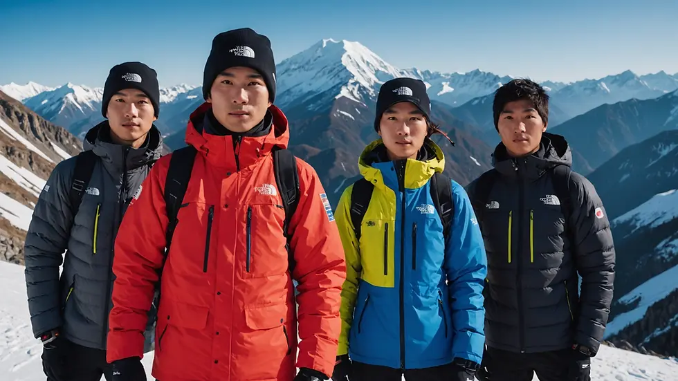 North Face Team Korea Gear