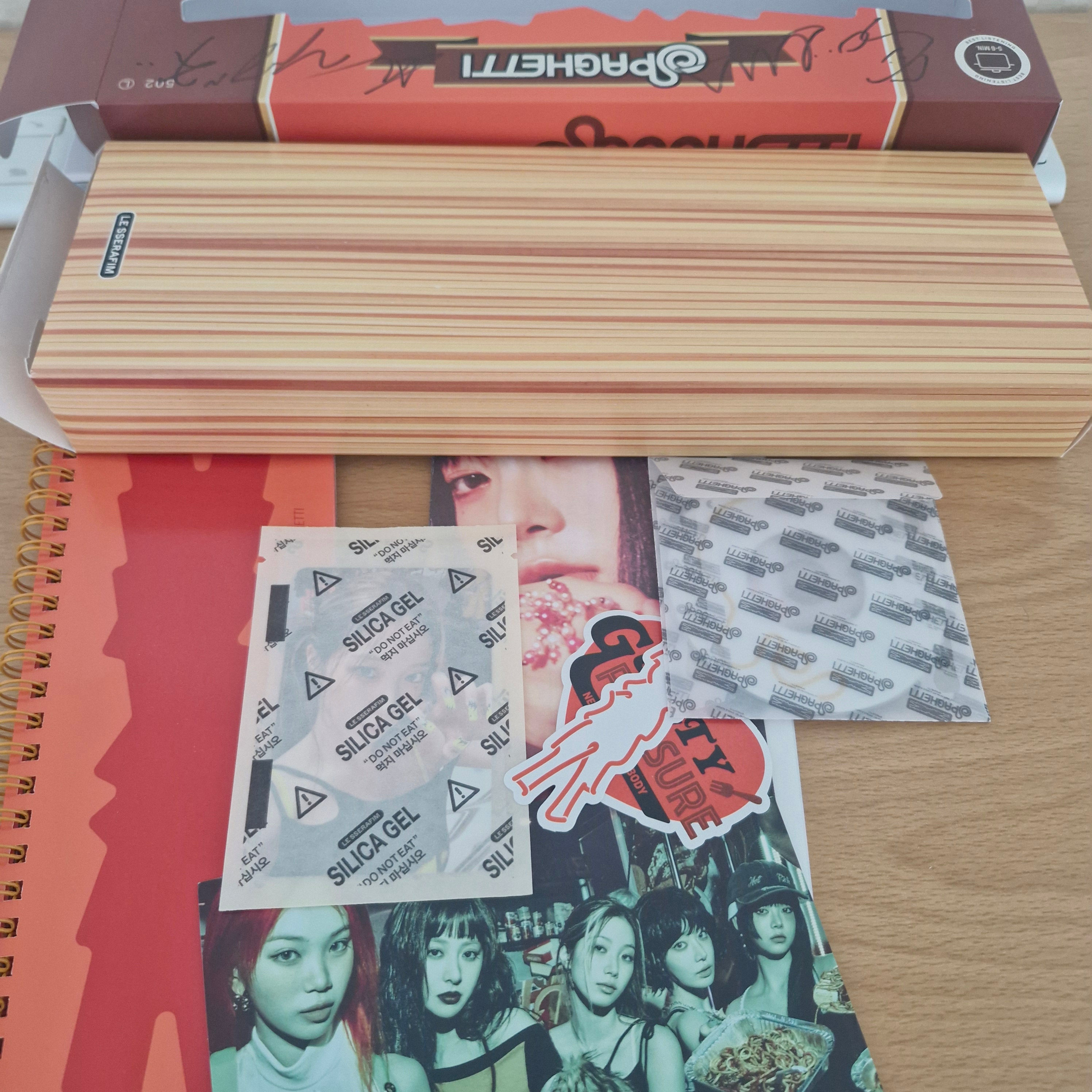 LE SSERAFIM Signed Album | Official SPAGHETTI PROMO Album