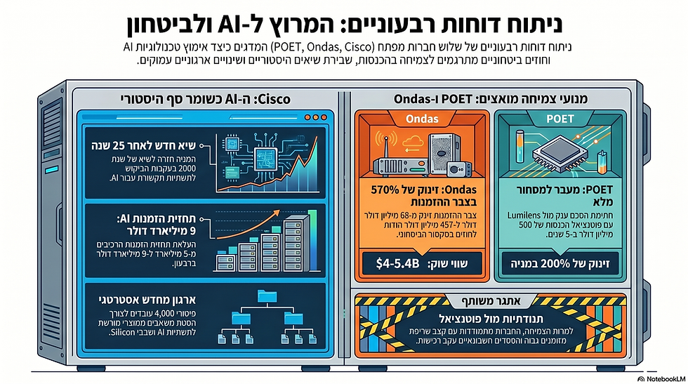 ניתוח הדוחות שהוזכרו בטקסט של Notebook LM