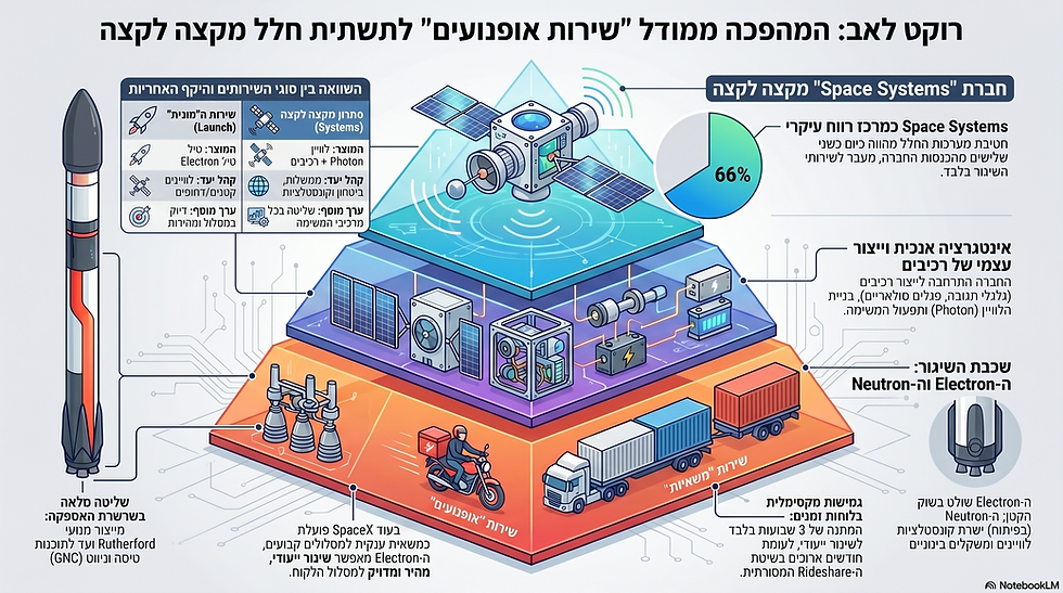 המודל העסקי של RKLB עם Notebook LM 