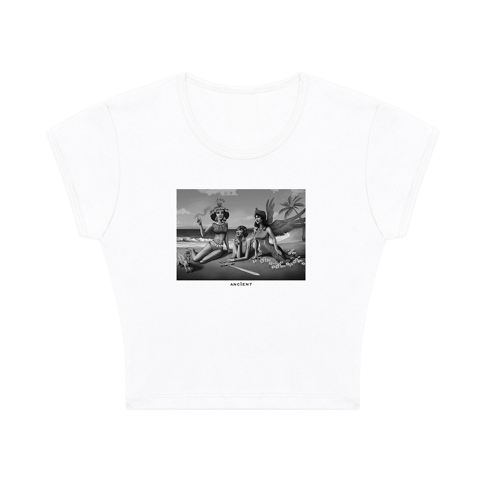 On the Beaches of Mesopotamia Crop Top