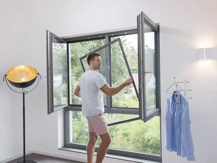 Insektenschutz für Fenster als Spannrahmen für Eifel Bitburg Prüm, Wittlich, Luxemburg, Trier, Mosel