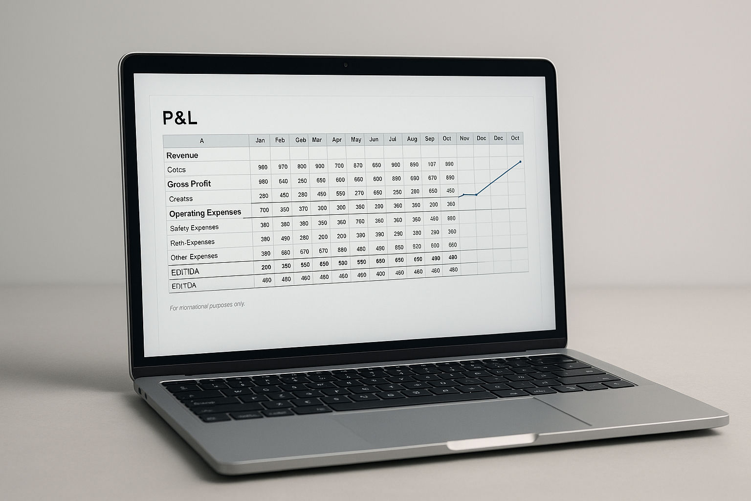 FREE: Excel P&L (Basic) Template (editable)