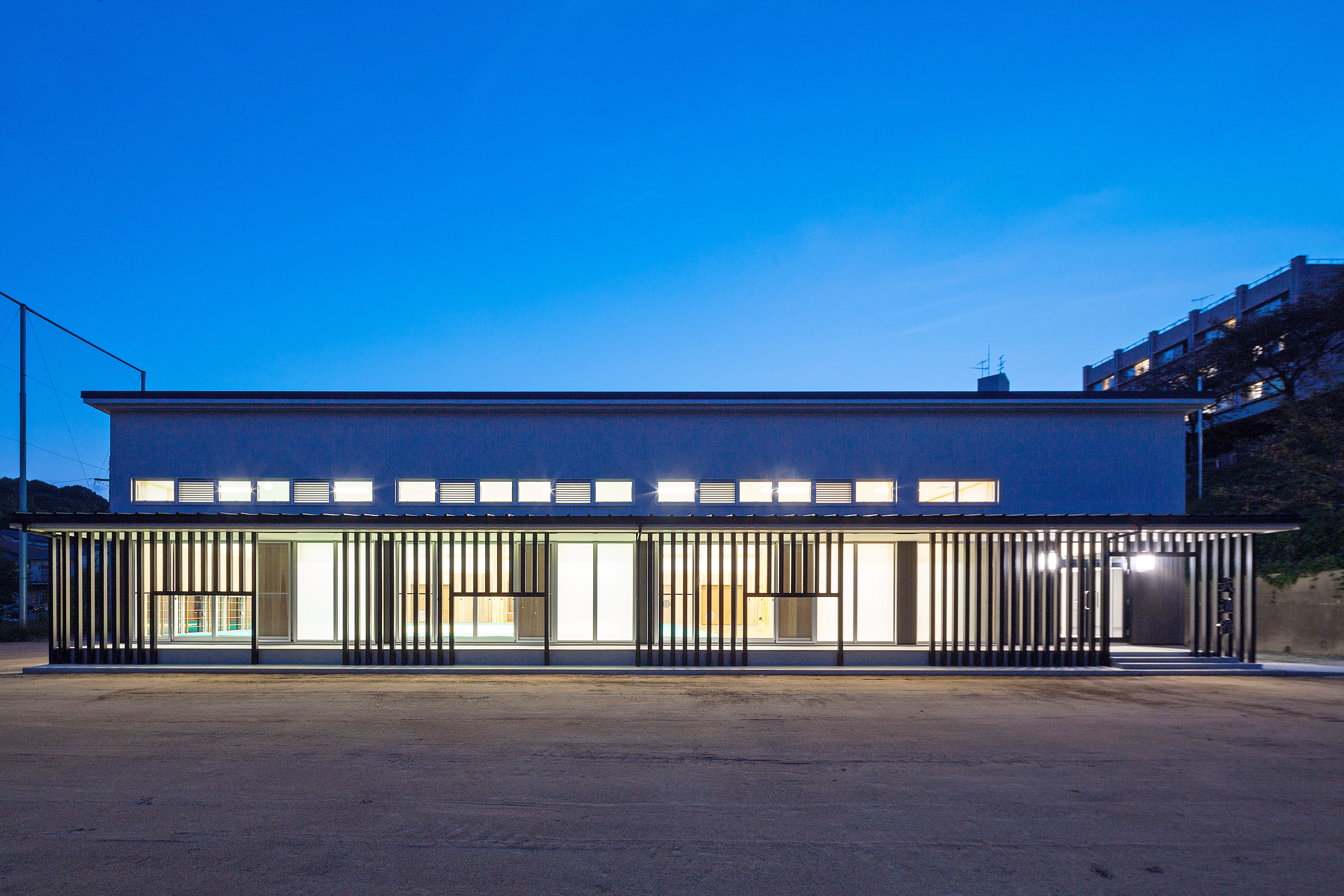 早鞆学園武道場　外観1