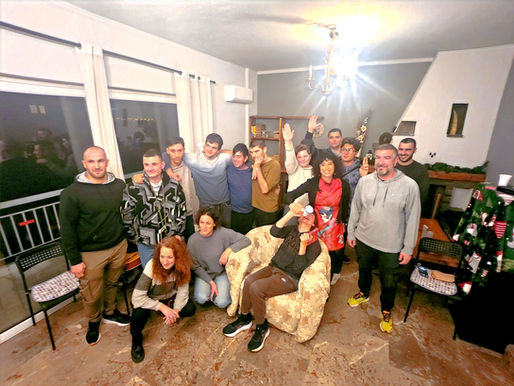 H Roberta Carrieri στο πάρτυ του Ζούμε Μαζί! 