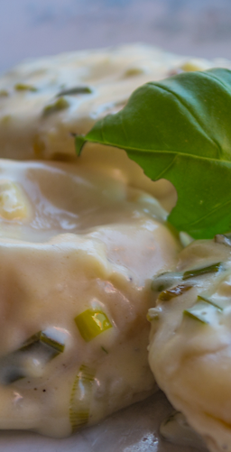Sorrentinos de ricotta bondiola y nueces preparados por chef a domicilio en Uruguay