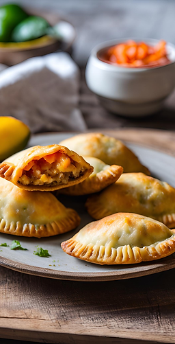 Empanadas venezolanas con tequeños preparadas por chef a domicilio en Uruguay
