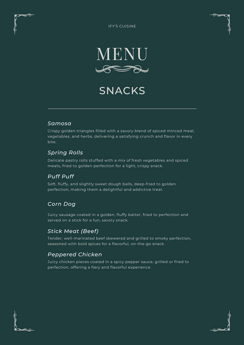 Snacks