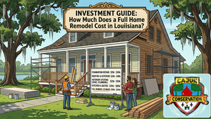 How Much Does a Full Home Remodel Cost in Louisiana?