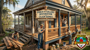 Porch and Gallery Restoration for Cajun Homes: Preserving Louisiana Tradition
