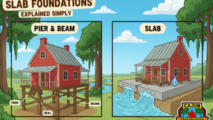 Pier & Beam vs Slab Foundations — Explained Simply