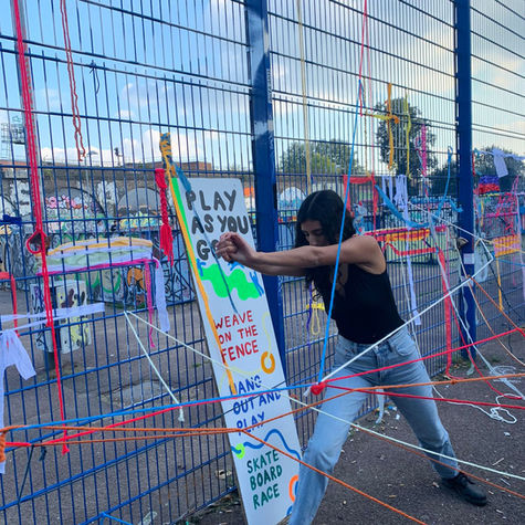 Play walk on Old Kent Road designed to call into question how our space and time are designed in our current system.