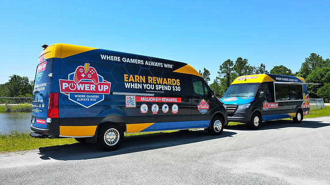 Retail Sports Marketing Video Game Trucks