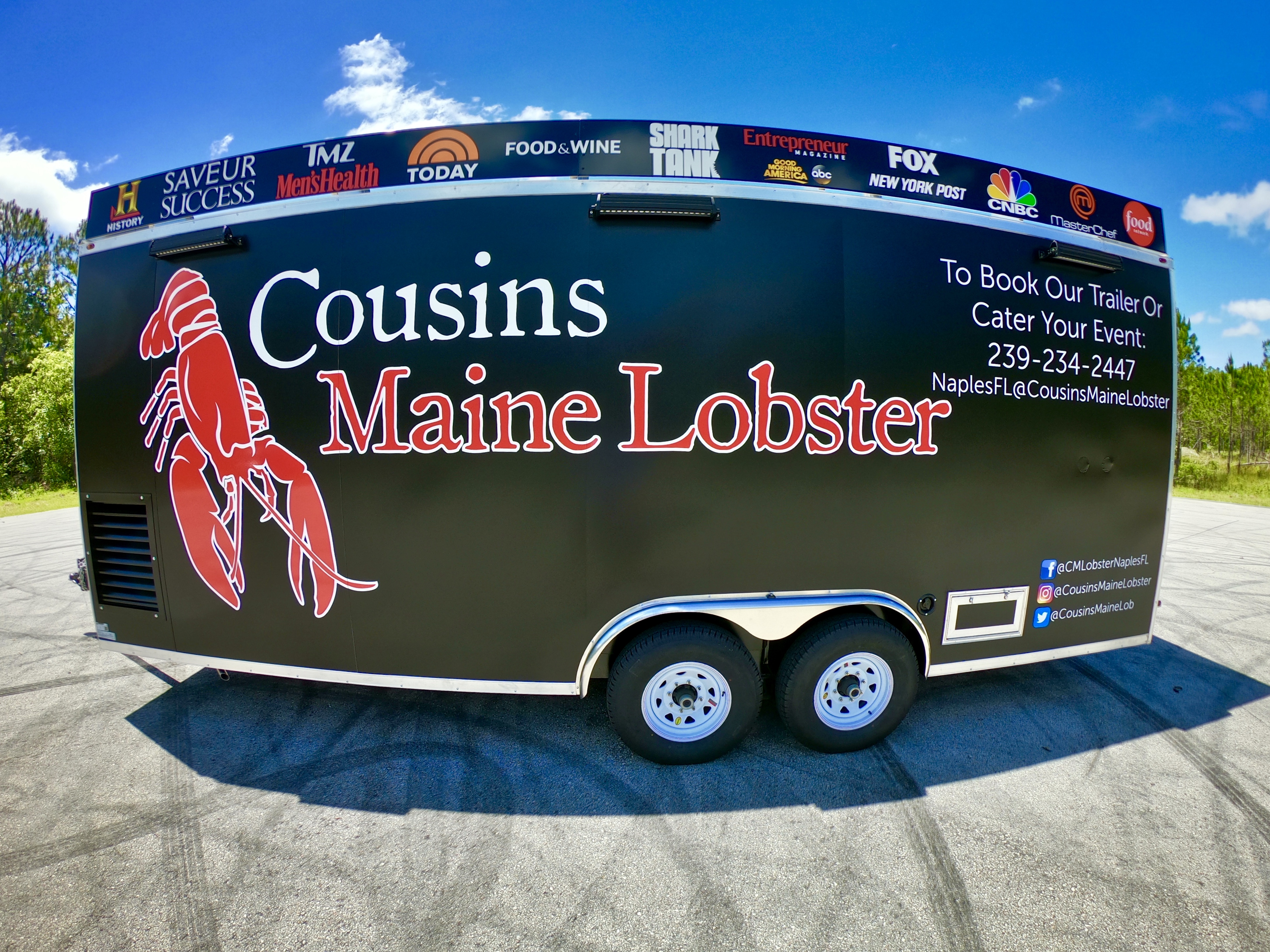 Cousins Maine Lobster Food Trailer United States Premier Food Truck