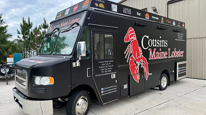 Cousins Maine Lobster Custom Food Truck Times Square, New York