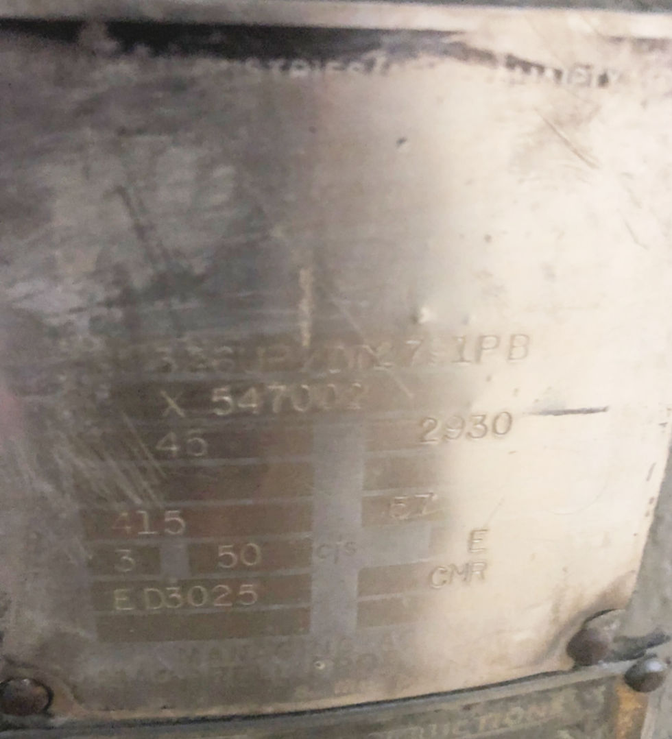Thumbnail: Newmans 45Kw (60HP) Hollow Shaft Motor