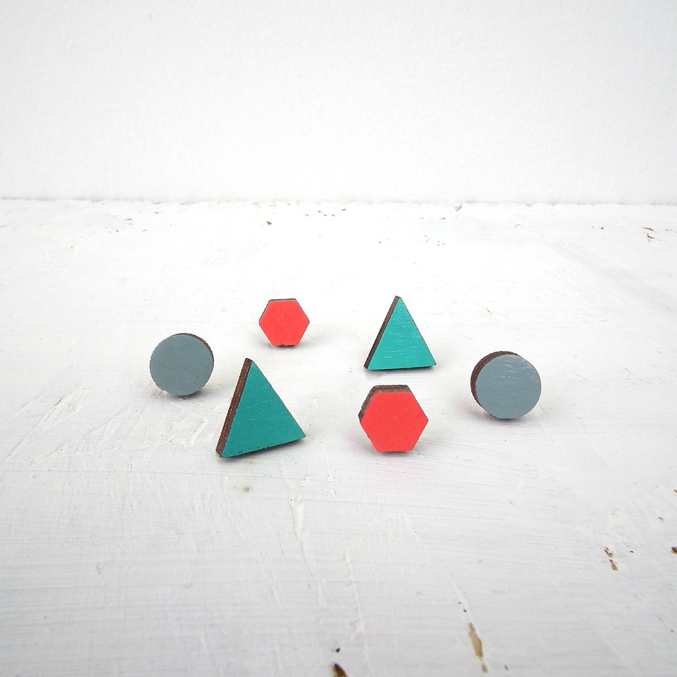 Thumbnail: Geometric Trio Studs