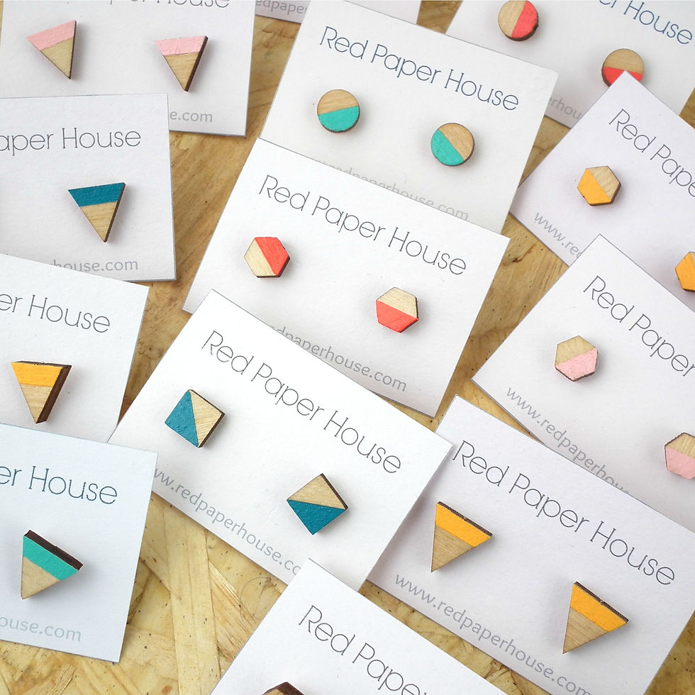 Thumbnail: Geometric Stripe Studs