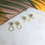Thumbnail: Mini Brass Drop Stud Earrings